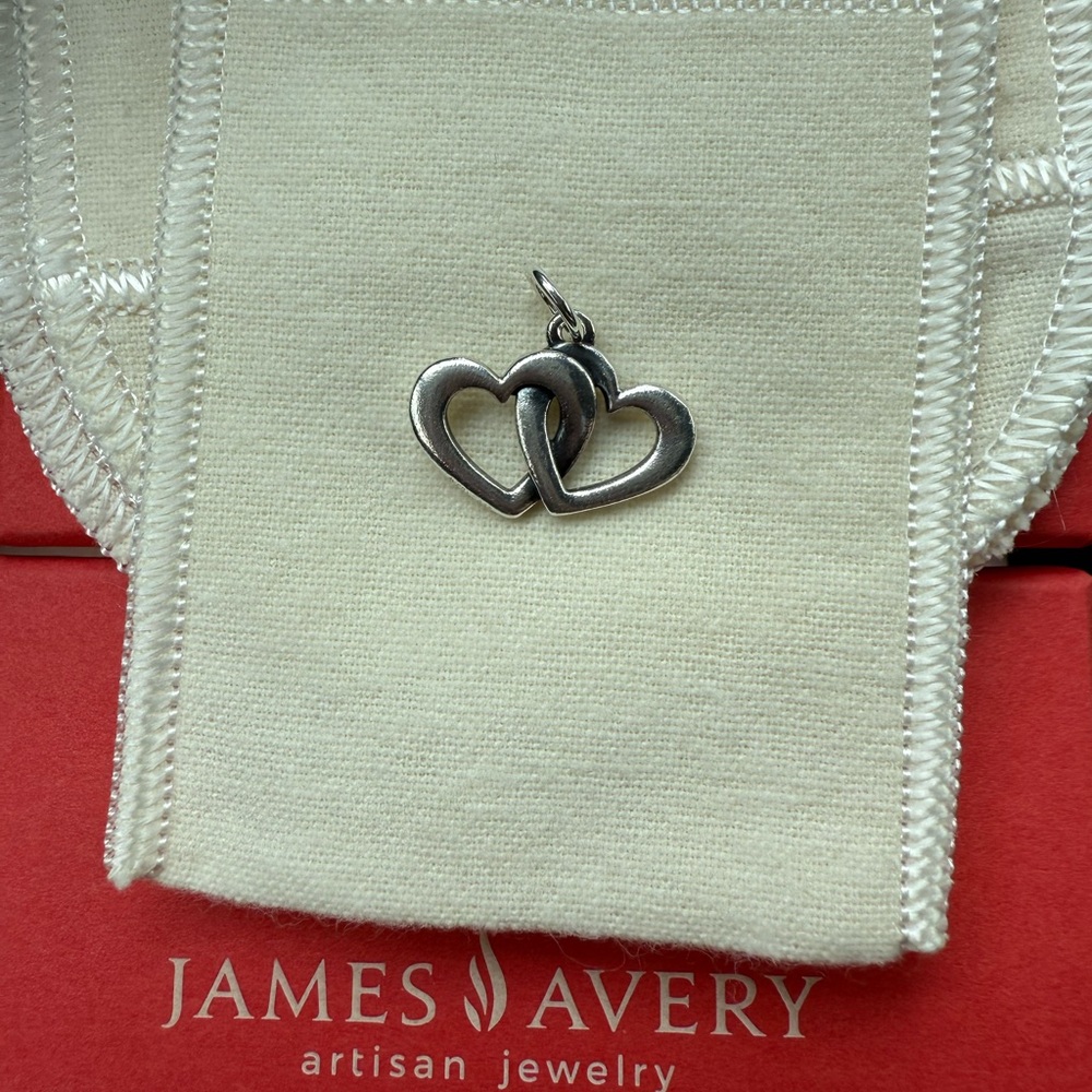 James Avery Silver Interlocking Hearts Bracelet